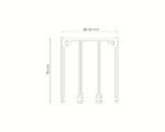 3 rail glazen schuifwand bovenrail