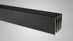 Bovenrail 3 railsysteem mat zwart ral9005m
