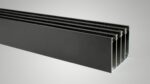 Bovenrail 4 railsysteem mat zwart ral9005m
