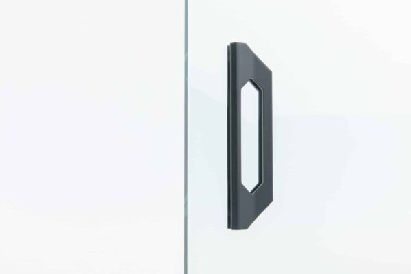 Deurgreep plak antraciet fv086a