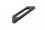 Deurgreep plak mat zwart fv086b 1