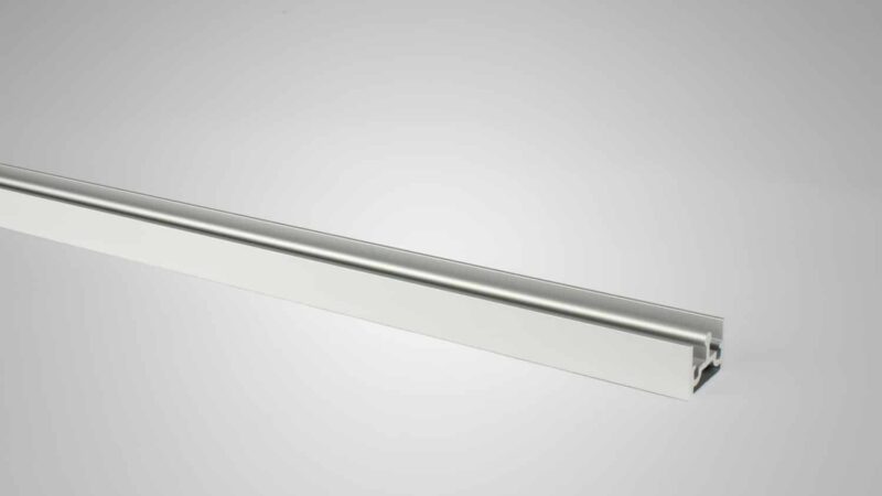 Onderrail 1 railsysteem zilver