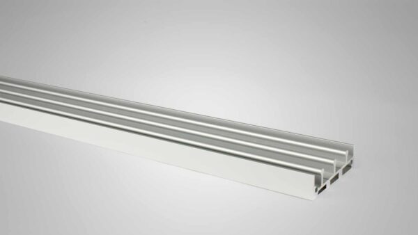 Onderrail 3 railsysteem zilver