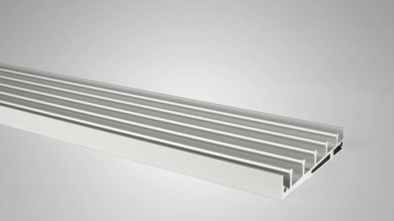 Onderrail 5 railsysteem zilver