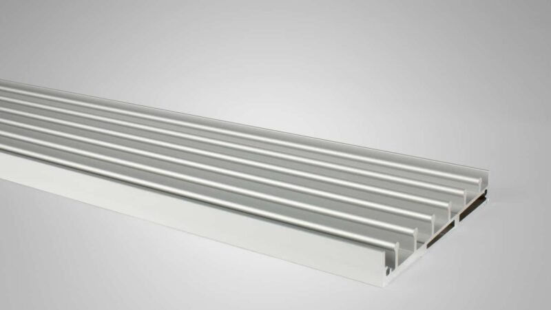 Onderrail 6 railsysteem zilver