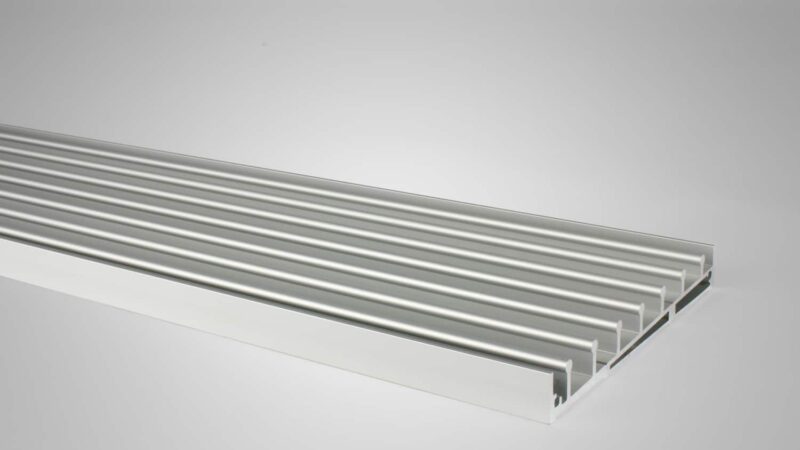 Onderrail 7 railsysteem zilver
