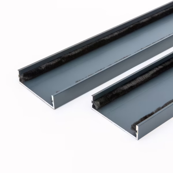 U profielen 4 railsysteem antraciet