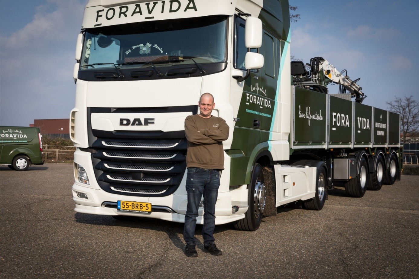Vrachtwagen foravida marcel