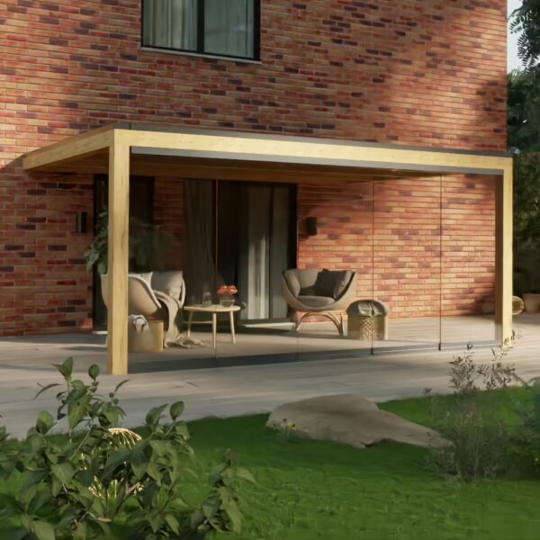 3D Glazen schuifwand configurator