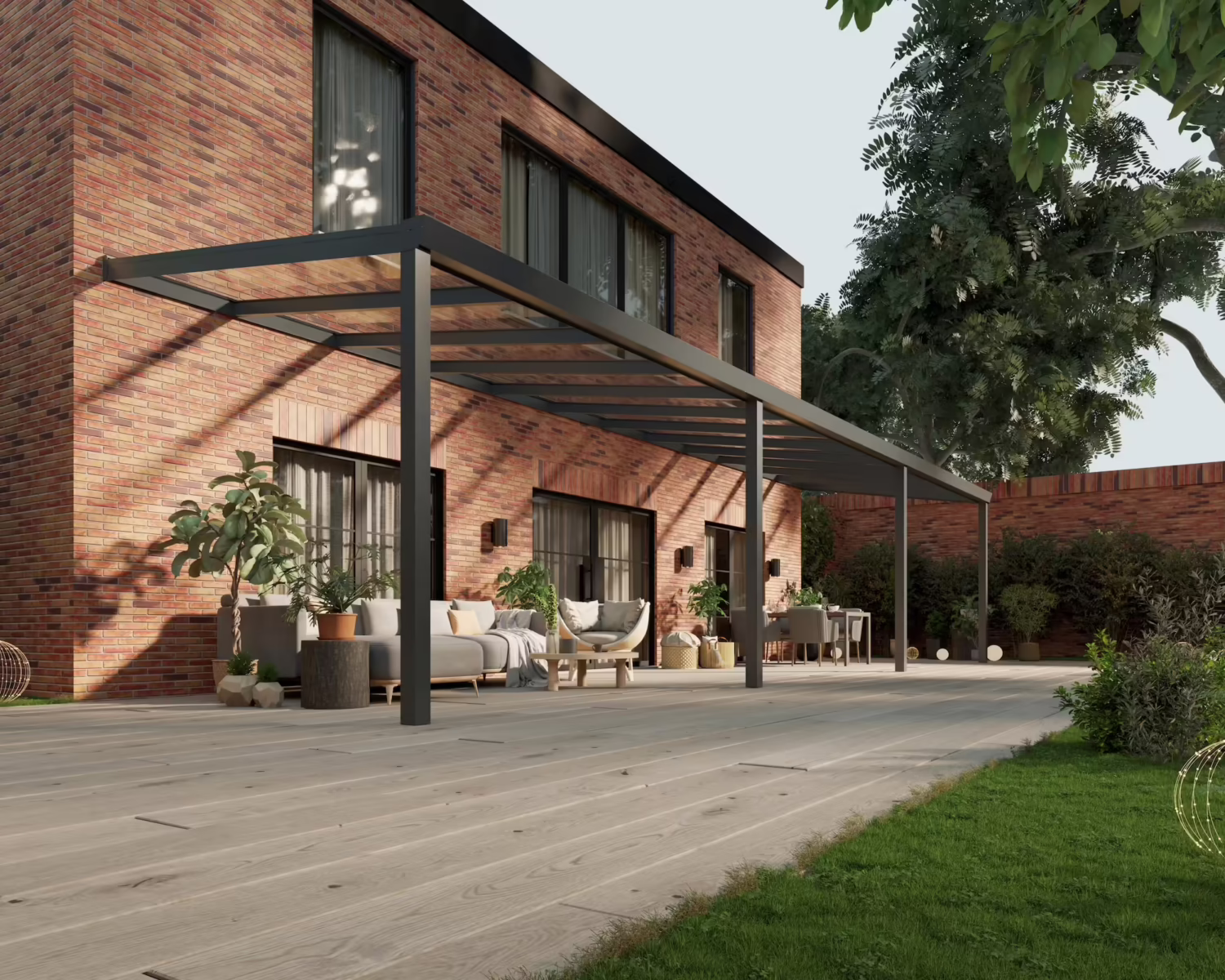 terrasoverkapping-glazen-dak-12x3m-antraciet-helder-modern25_BottomLeftPerspective