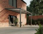 Terrasoverkapping polycarbonaat 4 x 3 meter antraciet