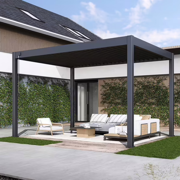 Lamellendak Intro Plus 4 x 3,6 meter antraciet