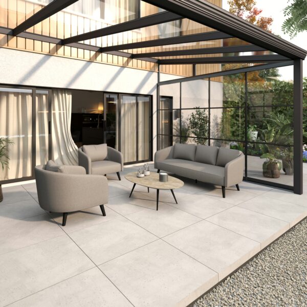 Loungeset Mellow 5-persoons | 3-zits bank & fauteuils