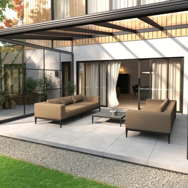 Loungeset Embrace 6-persoons | 3-zits loungebanken