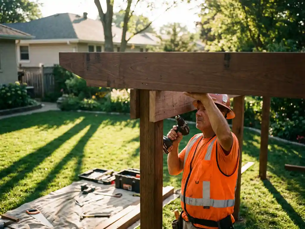 Hoe lang duurt de installatie van een overkapping?