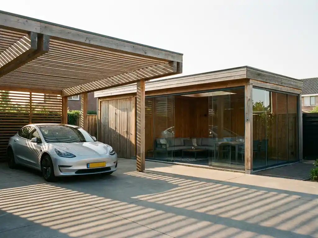 Wat is het verschil tussen een overkapping en een carport?