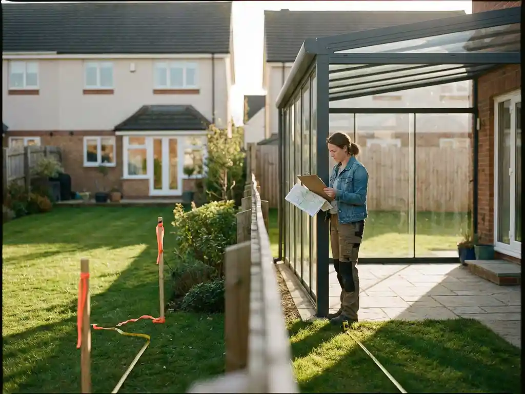 Wat zijn de regels voor een veranda op de erfgrens?