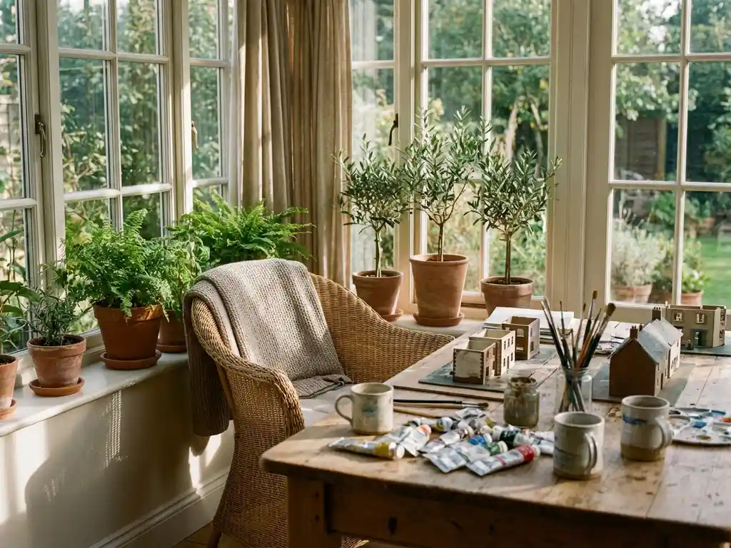 Kan je een veranda gebruiken als hobbyruimte?