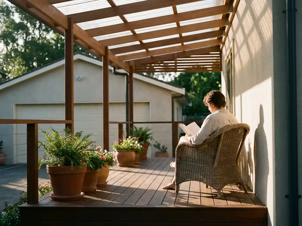 Kan je een veranda aan een garage bouwen?