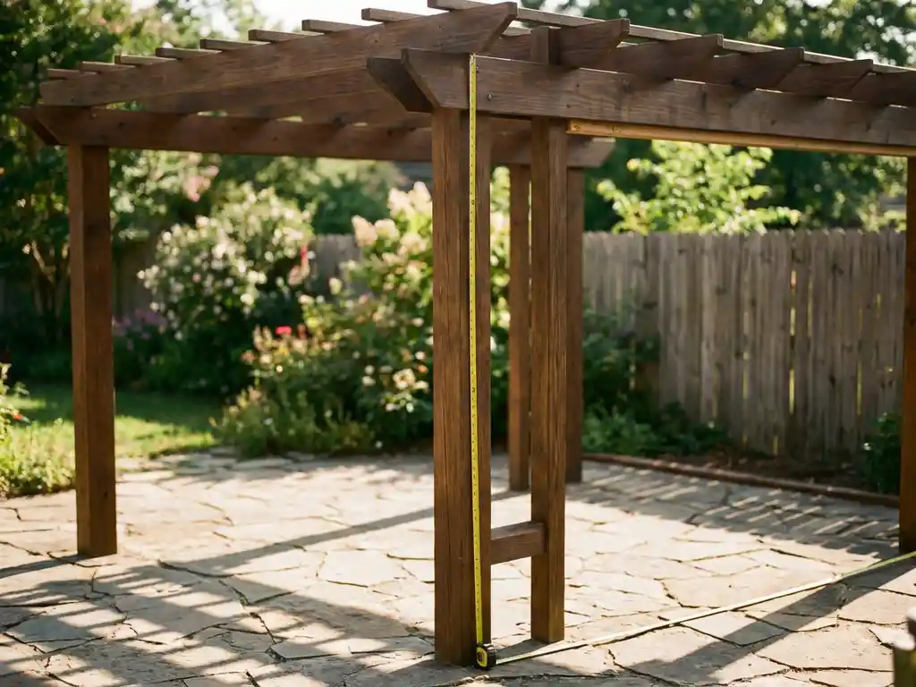 Hoe groot mag een overkapping in de achtertuin zijn?