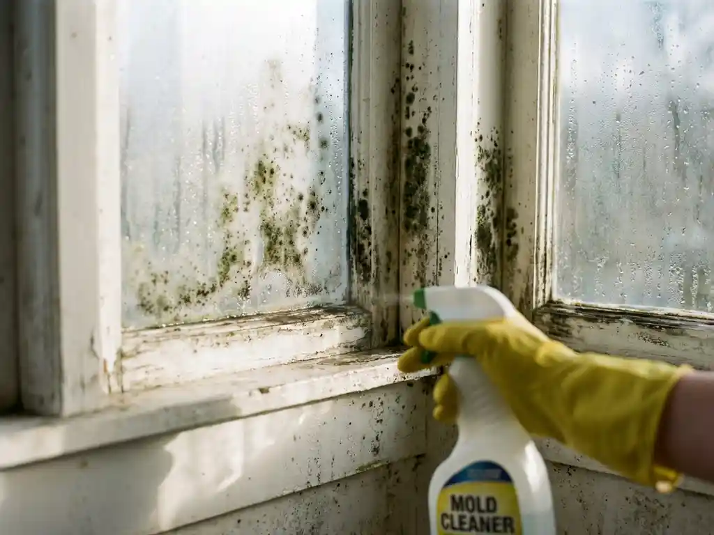 Wat doe je bij schimmel in een veranda?