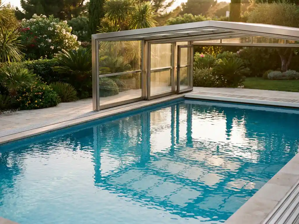 Welke overkapping is ideaal voor een zwembad?