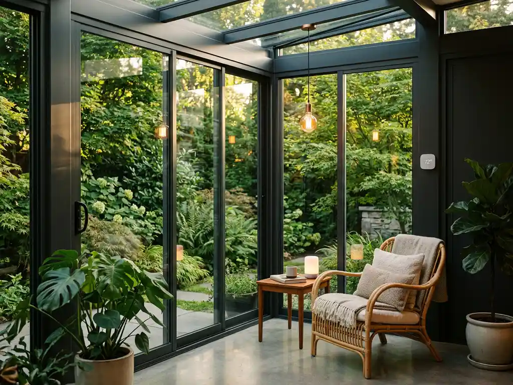 Hoe integreer je smart home technologie in een tuinkamer?