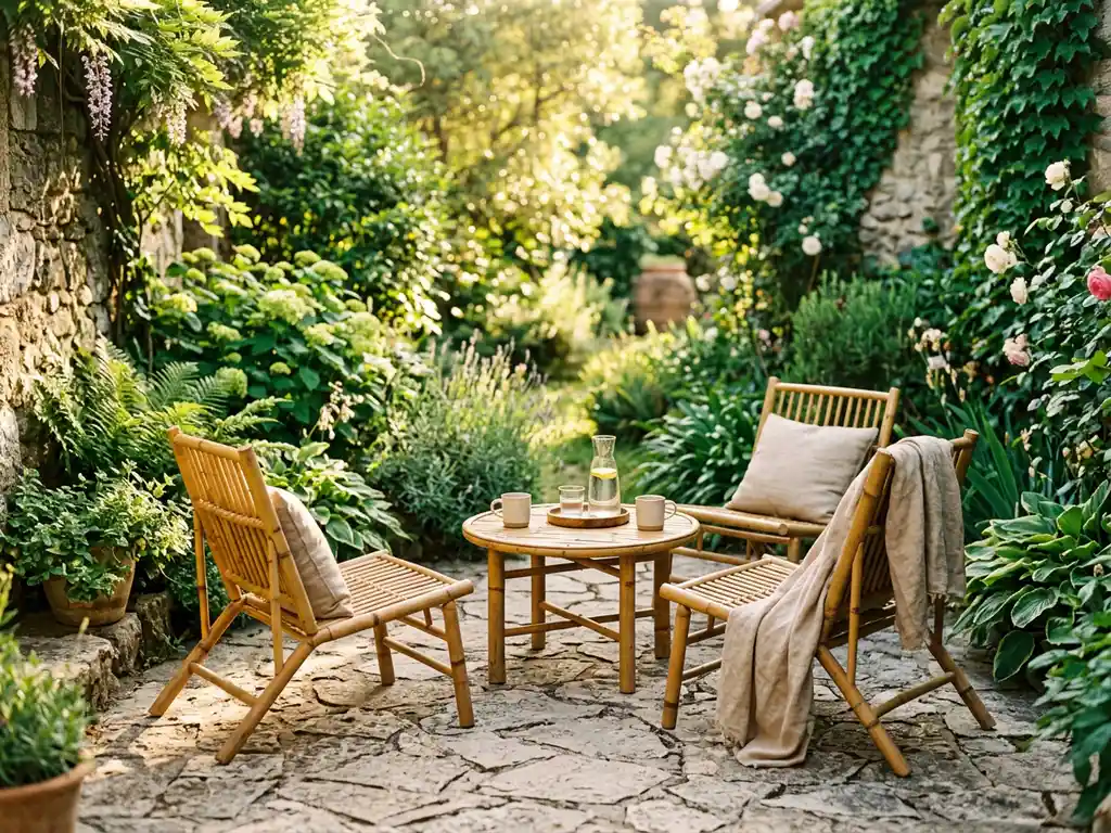 Zijn tuinmeubelen van bamboe duurzaam?