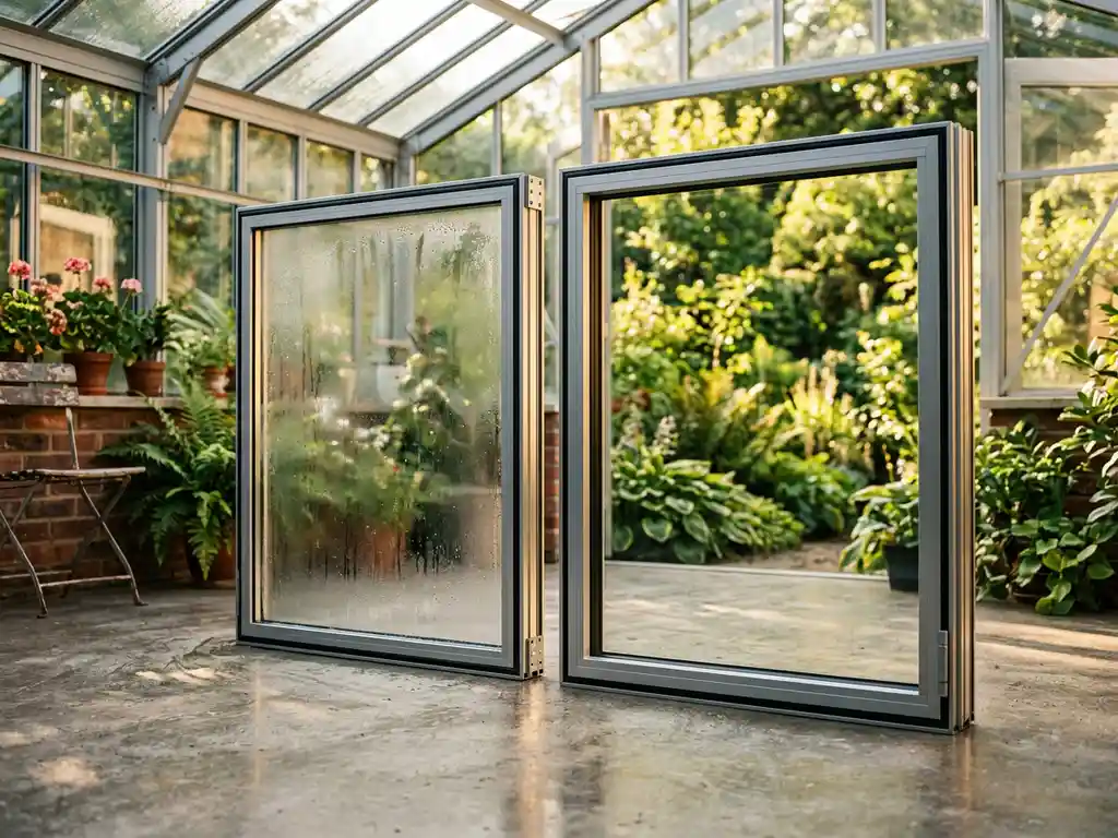 Wat is het verschil tussen dubbel en triple glas in een serre?