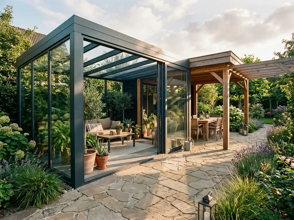 Wat is het verschil tussen een tuinkamer en een veranda?