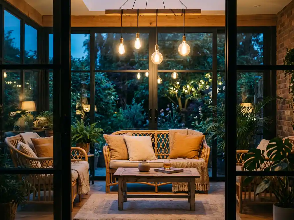 Hoe verlicht je een tuinkamer sfeervol?