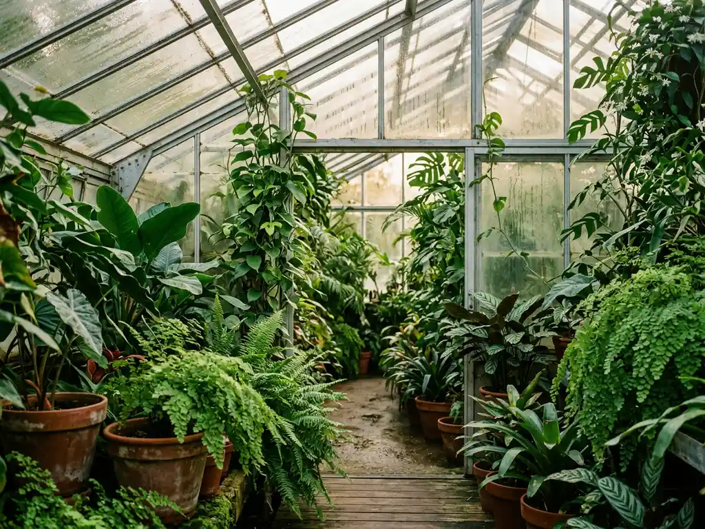 Welke planten gedijen goed in een serre?