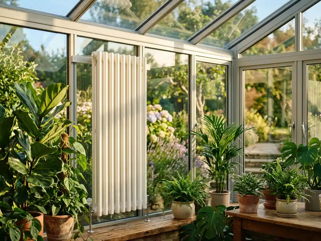 Welke radiator is geschikt voor een serre?