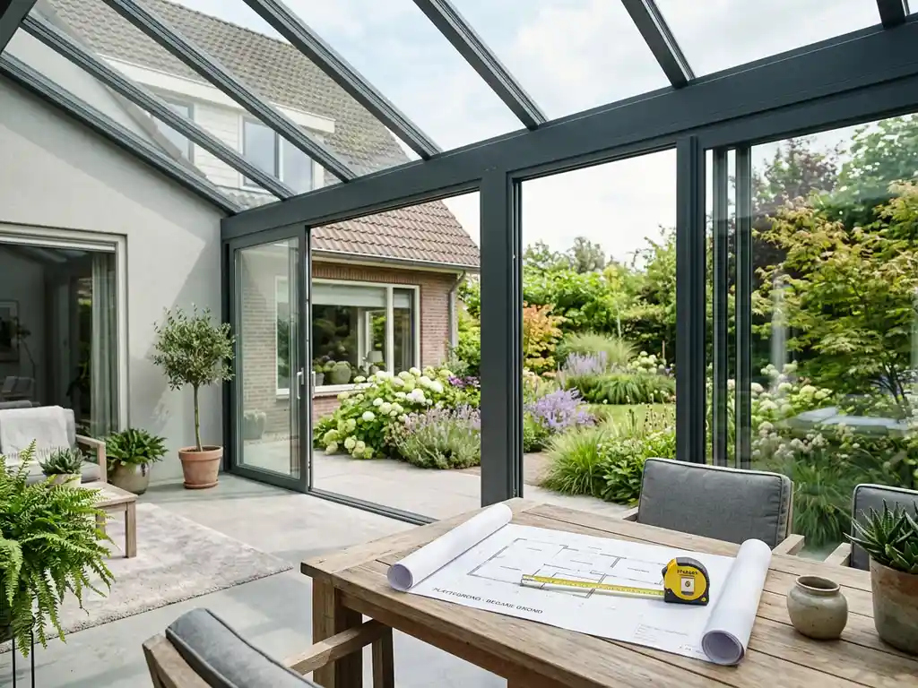 Hoe groot moet een tuinkamer zijn?