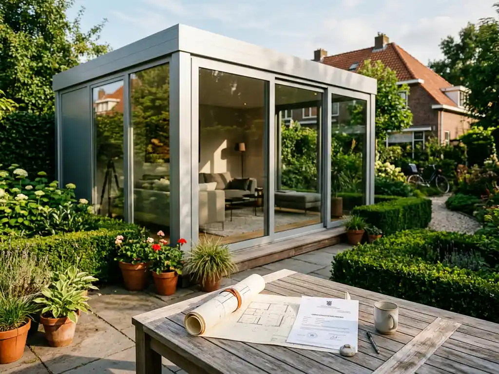 Heb je een vergunning nodig voor een tuinkamer?