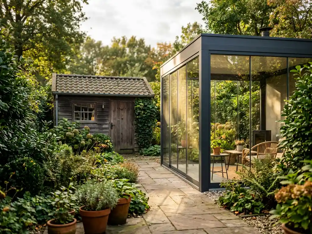 Wat is het verschil tussen een tuinkamer en een tuinhuis?