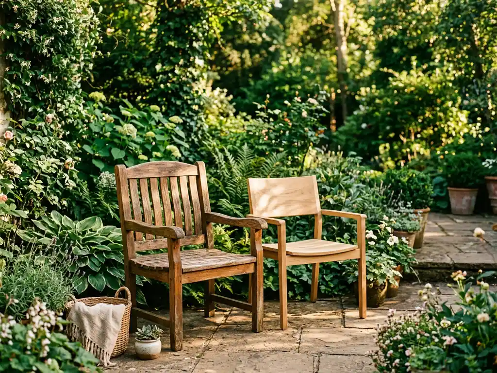Wat is het verschil tussen teak en eucalyptus tuinmeubelen?