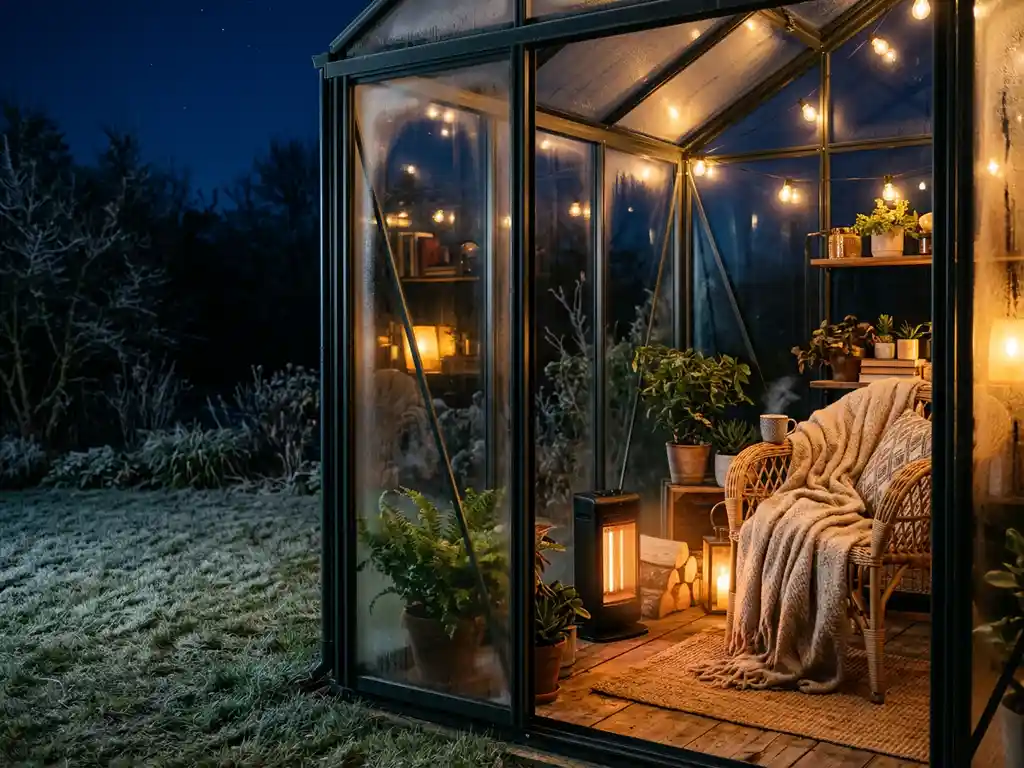 Wat is het energieverbruik van een verwarmde tuinkamer?