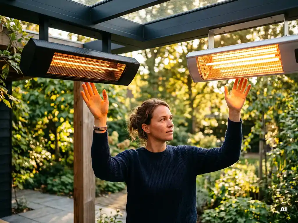 Voelt carbonwarmte anders aan dan halogeenwarmte?