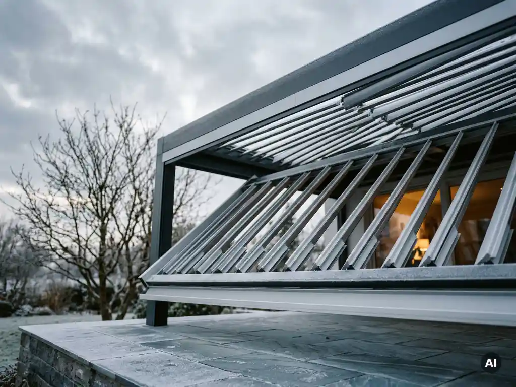 Hoe maak je een lamellendak klaar voor de winter?