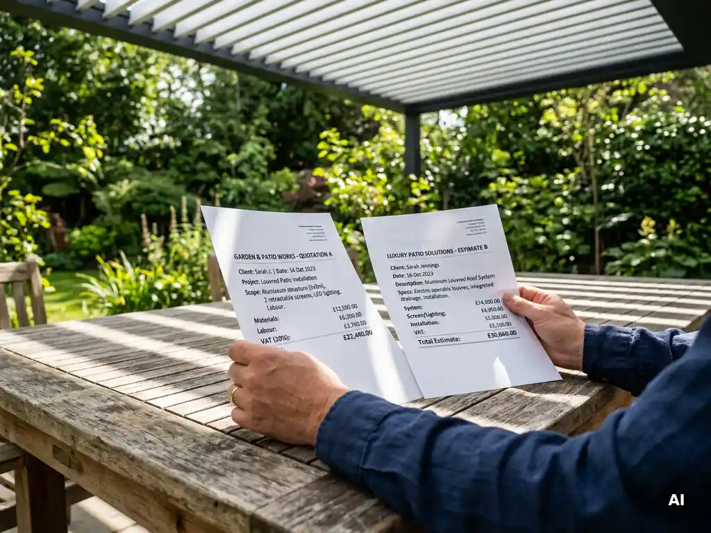 Hoe vergelijk je offertes voor verschillende lamellendaken?