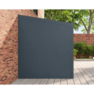 Zijwand: volledig aluminium panelen